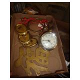 CLOCK & BRASS ITEMS CLOCK & BRASS ITEMS