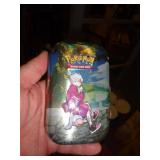 POKEMON TIN W CARDS POKEMON TIN W CARDS