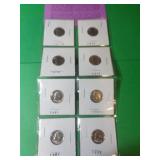 8 - BU ROOSEVELT DIMES 8 - BU ROOSEVELT DIMES