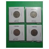 4 - 'V' NICKELS 4 - 'V' NICKELS