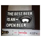 HEAVY CAST IRON BOTTLE OPENER HEAVY CAST IRON BOTTLE OPENER