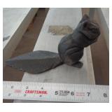 CAST IRON SQUIRREL DOOR STOP CAST IRON SQUIRREL DOOR STOP