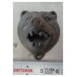 CAST IRON BEAR HEAD BOTTLE OPENER CAST IRON BEAR HEAD BOTTLE OPENER