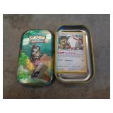POKEMON TIN W CARDS POKEMON TIN W CARDS