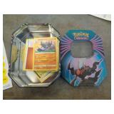POKEMON TIN W CARDS POKEMON TIN W CARDS