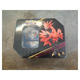 POKEMON TIN W CARDS POKEMON TIN W CARDS