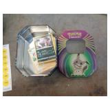 POKEMON TIN W CARDS POKEMON TIN W CARDS