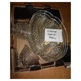 GLASS SNACK TRAYS