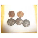 LOT - COINS - JEFF BOAT PINS