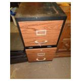 2 DRAWER METAL FILE CABINET