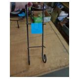 LONGABERGER WROUGHT IRON SLEIGH BASKET HOLDER