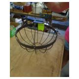 WROUGHT IRON HANGING PLANT BASKET