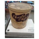 CHARLES CHIPS TIN - 9" T