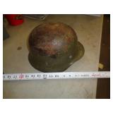 WWII M40 GERMAN STEEL HELMET W LINER