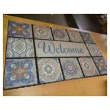 18X30 HEAVY RUBBER MAT - WELCOME