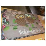 18X24 RUBBER MAT - OWLS