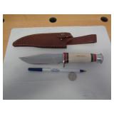 BONE HANDLE HUNTING KNIFE
