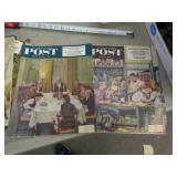1952 & 55 SATURDAY EVENING POSTS MAGAZINES