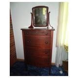 ANTIQUE BACHELOR CHEST / DOITRM / SEE DESCR*