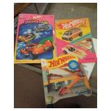 1969,78 & 85 HOT WHEELS BOOKS