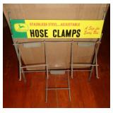 12.5" X 12.5" METAL - JOHN DEERE HOSE CLAMP RACK