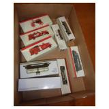 SMALL PLASTIC CARS & TRAIN CARS