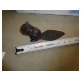 CAST IRON SQUIRREL DOORSTOP