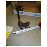 CAST IRON CAT PAPER HOLDER