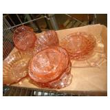 PINK GLASSWARE