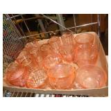 PINK GLASSWARE