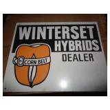 8" X 10" METAL - WINTERSET SIGN