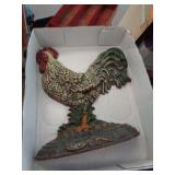 CAST IRON ROOSTER DOORSTOP