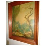 VINTAGE ART PRINT / LR / SEE DESCR