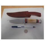 BONE HANDLE HUNTING KNIFE