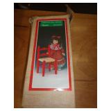 PORCELAIN DOLL W CHAIR