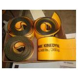 4 - 4" WIDE KINEDYNE 5400LB STRAPS ONLY