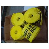 4 - 4" WIDE ANCRA 5400LB STRAPS ONLY