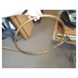 BRASS HORN 21" ACROSS