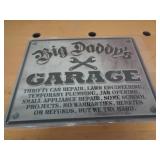 12X17 METAL SIGN -  GARAGE