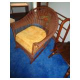 WICKER ROCKER / BR2 / SEE DESCR*