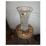 FRENCH CRYSTAL VASE