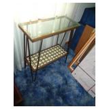 WROUGHT IRON TABLE / DOITRM / 28" T / SEE DESCR*