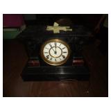 ANSONIA MANTLE CLOCK W KEY / DOITRM /SEE DESCR*