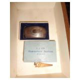STERLING SILVER BELT BUCKLE