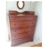 CHEST OF DRAWERS W SMALL MIRROR / YRM CHEST OF DRAWERS W SMALL MIRROR / YRM