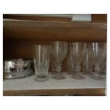 TOP SHELF OF GLASSWARE / K TOP SHELF OF GLASSWARE / K