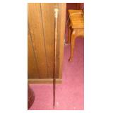 VINTAGE CANE 36' POSSIBLE GOLD PLATE OR ROSE VINTAGE CANE 36' POSSIBLE GOLD PLATE OR ROSE