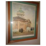 GILES CO. COURTHOUSE PRINT 16X20 / HW GILES CO. COURTHOUSE PRINT 16X20 / HW
