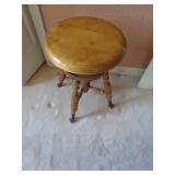 PIANO STOOL / CLAW & CRYSTAL BALL FEET / HWCL PIANO STOOL / CLAW & CRYSTAL BALL FEET / HWCL