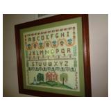 ALPHABET SAMPLER 18X18 / HW ALPHABET SAMPLER 18X18 / HW